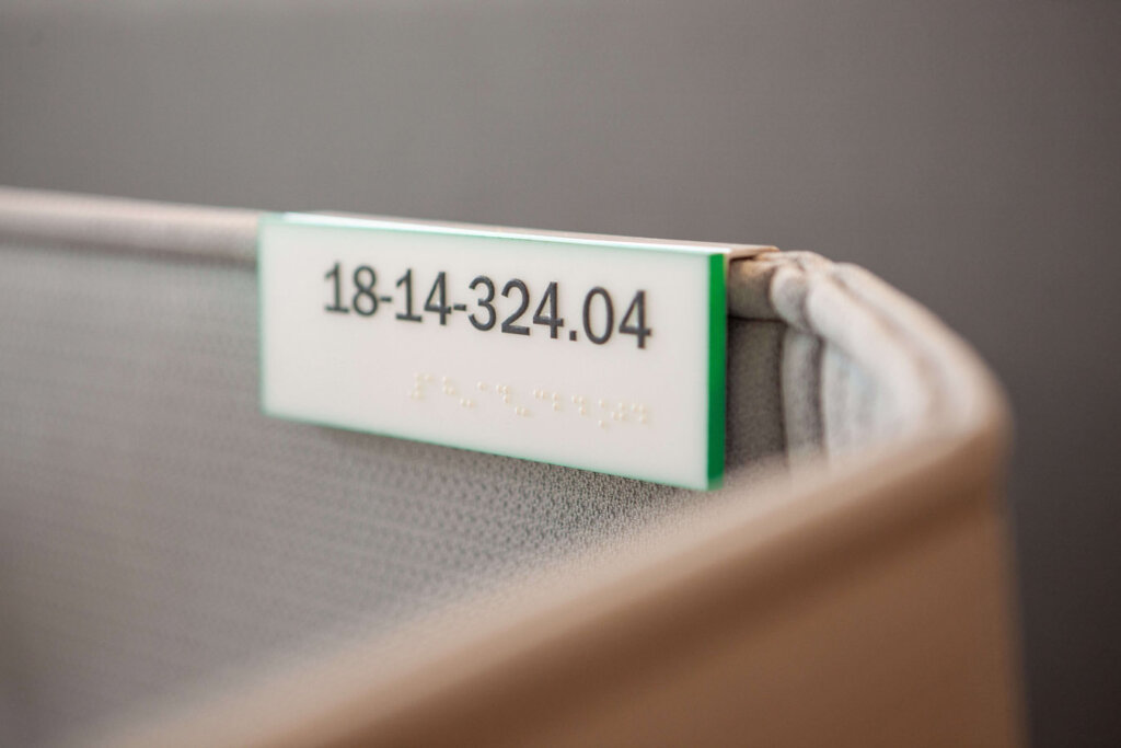 Example of office signage.