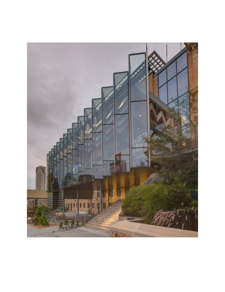 Exterior photograph of the Australian Museum.