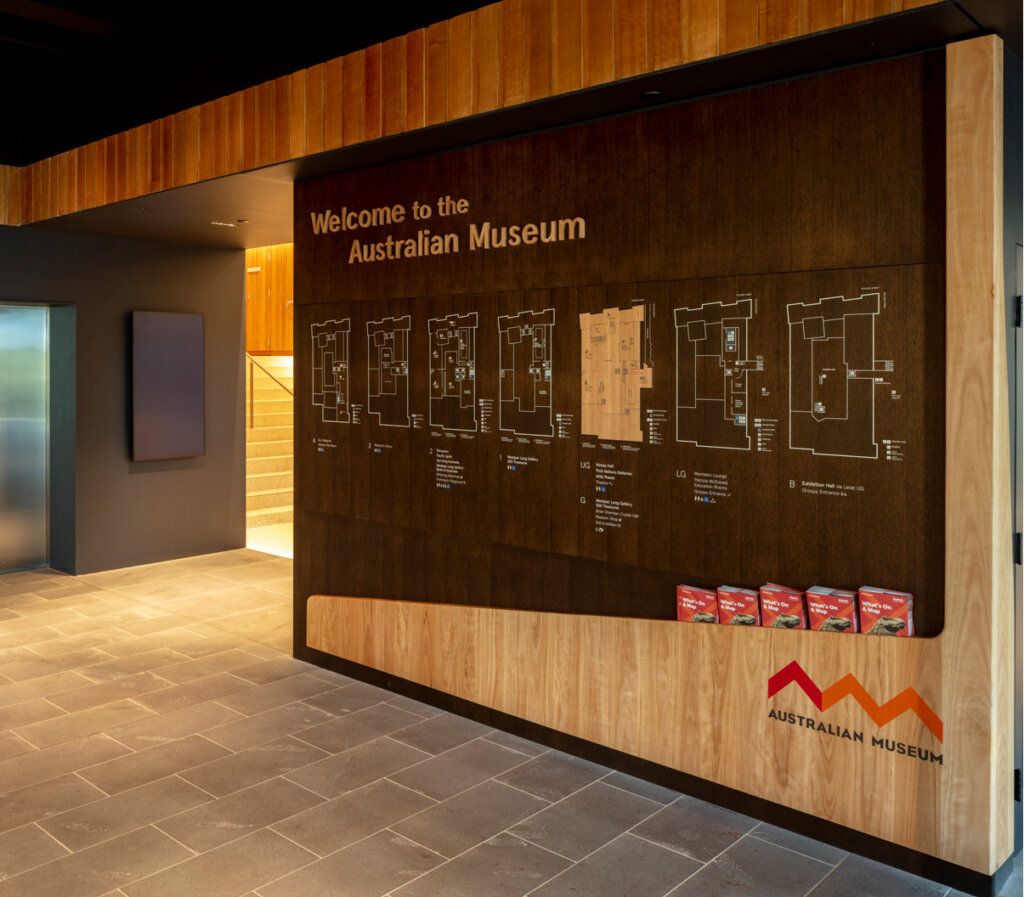 Museum floor plans.